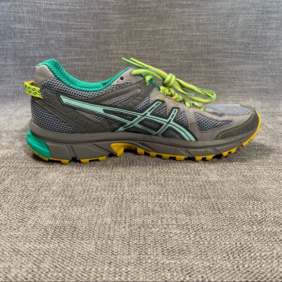 Asics Gel Sonoma Womens Running Shoes Gray Ice Blue Size 8 T4F7N - Picture 9 of 16